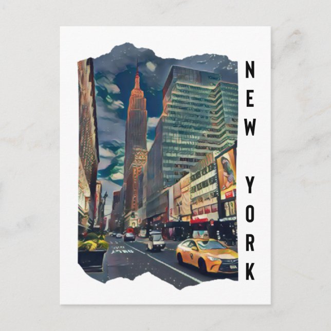 New York City Aesthetic Photo Art        Postcard (Front)