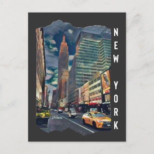 New York City Aesthetic Photo Art     Postcard