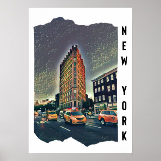 New York City Aesthetic Photo Art Poster