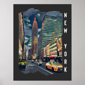 New York City Aesthetic Photo Art      Poster