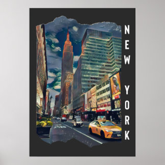New York City Aesthetic Photo Art Poster