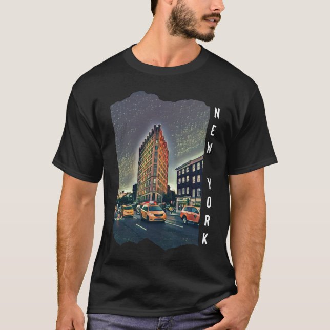 New York City Aesthetic Photo Art T-Shirt (Front)