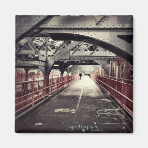 New York City Architecture - Williamsburg Bridge Magnet