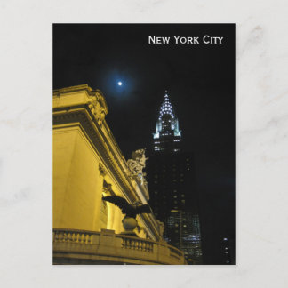 New York City at Night Postcard