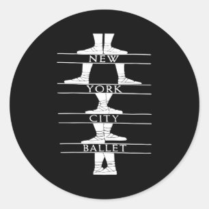 New York City Ballet Clic _1 Classic Round Sticker