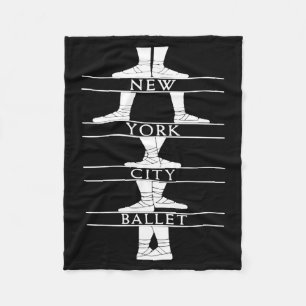 New York City Ballet Clic _1 Fleece Blanket