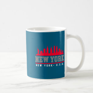 New York City Beautiful Skyline _1 Coffee Mug