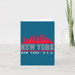 New York City Beautiful Skyline Card