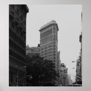 New York City black and white photography poster