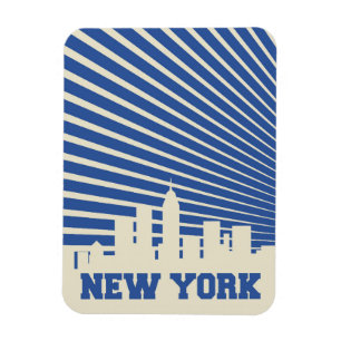 New York City Blue Magnet