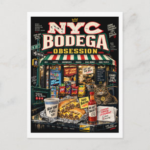 New York City Bodega Postcard