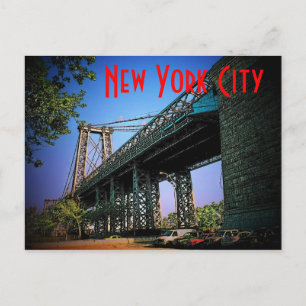 New York City Bridge Postcard