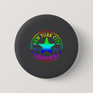 New York City Broadway Theater Nyc United States U 6 Cm Round Badge