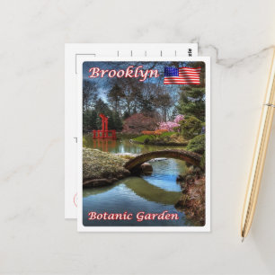 New York City - Brooclyn Botanic Garden - USA - Postcard