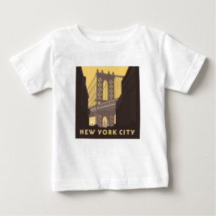 New York City   Brooklyn Bridge Baby T-Shirt