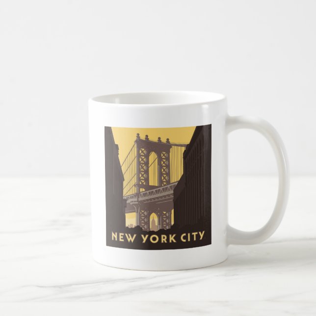 New York City | Brooklyn Bridge Coffee Mug (Right)