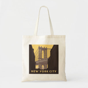 New York City   Brooklyn Bridge Tote Bag
