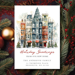 New York City Brownstone New Address Announcement