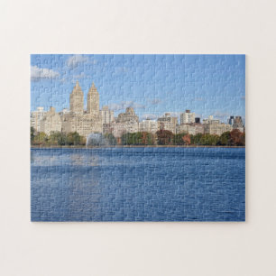 New York City Central Park Water Reservoir NYC Jigsaw Puzzle