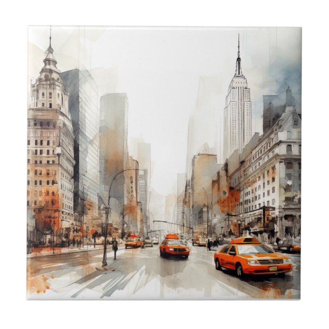 New York City Ceramic Tile (Front)