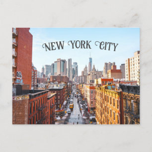 New York City Chinatown Skyline Postcard