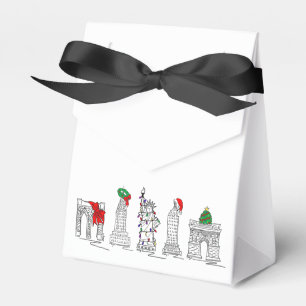 New York City Christmas NYC Landmarks Architecture Favour Box