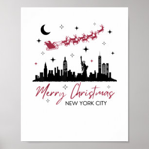 New York City Christmas Trip, Merry Christmas New Poster