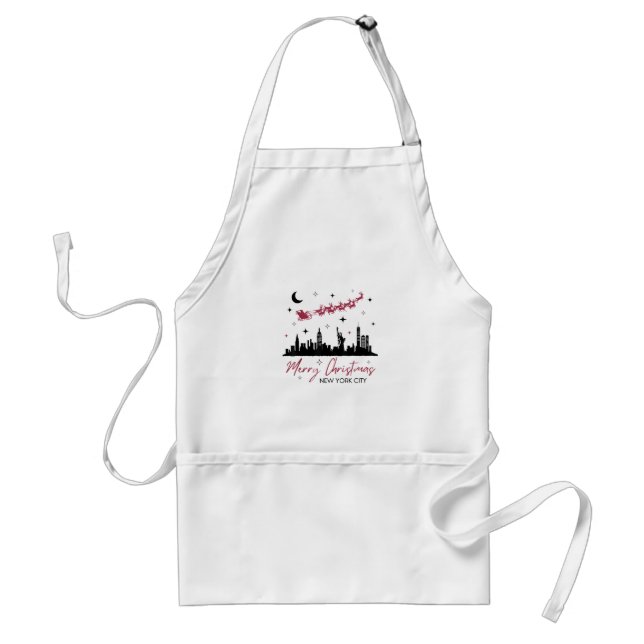 New York City Christmas Trip, Merry Christmas New  Standard Apron (Front)
