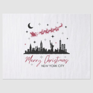 New York City Christmas Trip, Merry Christmas New Tissue Paper