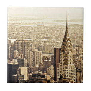 New York City - Chrysler Building Ceramic Tile