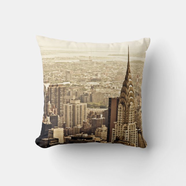 New York City - Chrysler Building Cushion (Front)