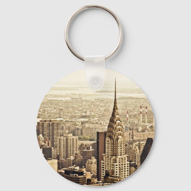 New York City - Chrysler Building Key Ring (Front)