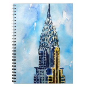 New York City Chrysler Building Notebook