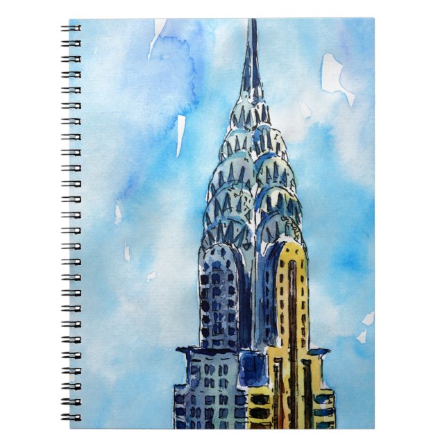 New York City Chrysler Building Notebook (Front)