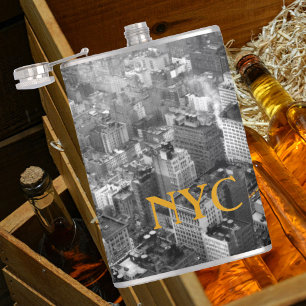 New York City circa 1979 NYC Photographic Hip Flask