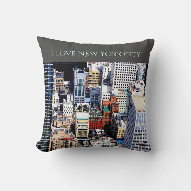 New York City colourful modern decoration Cushion (Front)