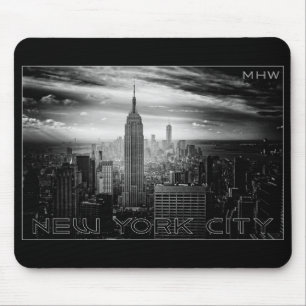 NEW YORK CITY custom monogram mousepad