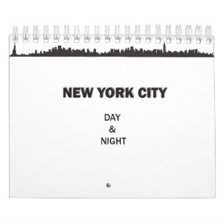 New York City day and night Calendar