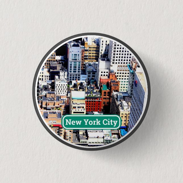 New York City decoration item pin (Front)