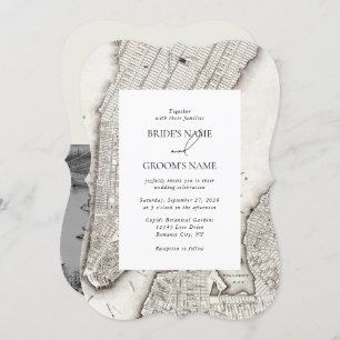 New York City Destination NYC Wedding Invitation