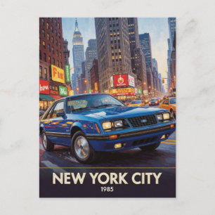 New York City Eighties Street Performance 1985 Postcard