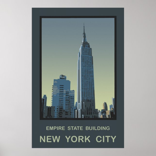 New York City Empire State Building Poster (Front)