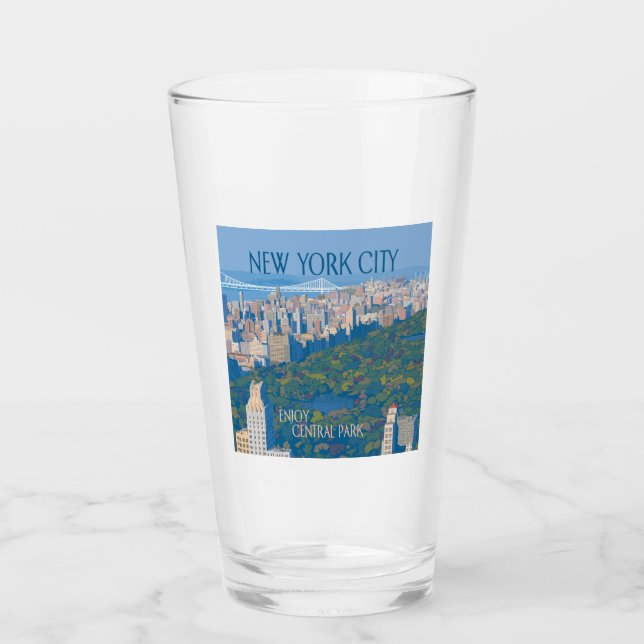 New York City | Enjoy Central Park Glass (Front)