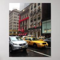 New York City Fifth Avenue Taxi Photography NYC
