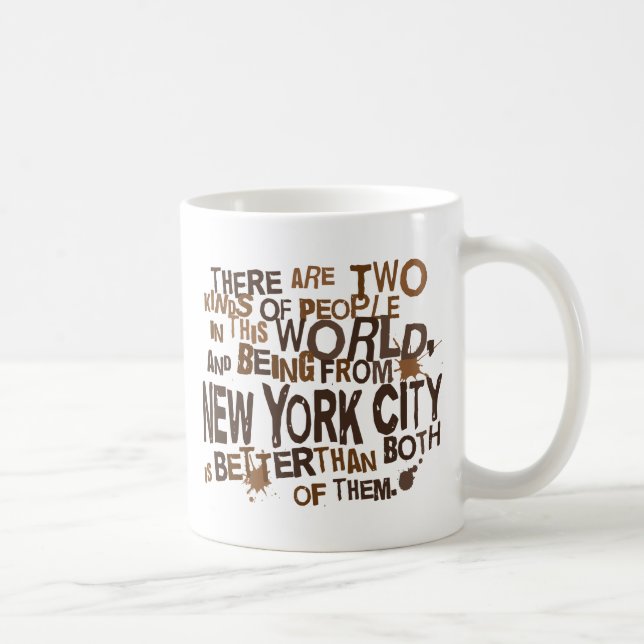 New York City (Funny) Gift Coffee Mug (Right)