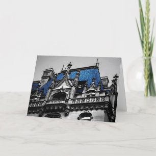 New York City Goth Architecture Photo Card