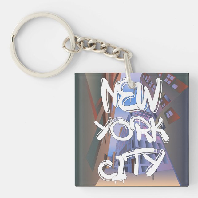 New York City Graffiti Keychain (Front)