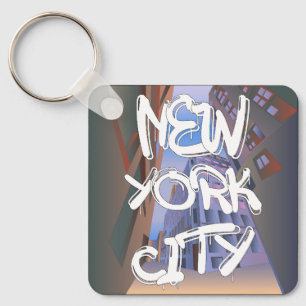New York City Graffiti Keychain