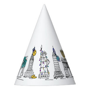 New York City Hanukkah NYC Jewish Holiday Chanukah Party Hat