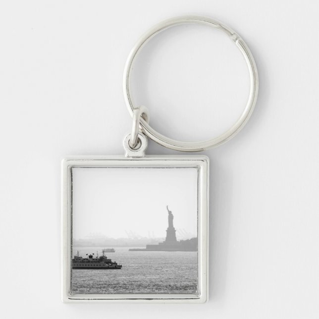 New York City Harbour - Statue of Liberty Key Ring (Front)